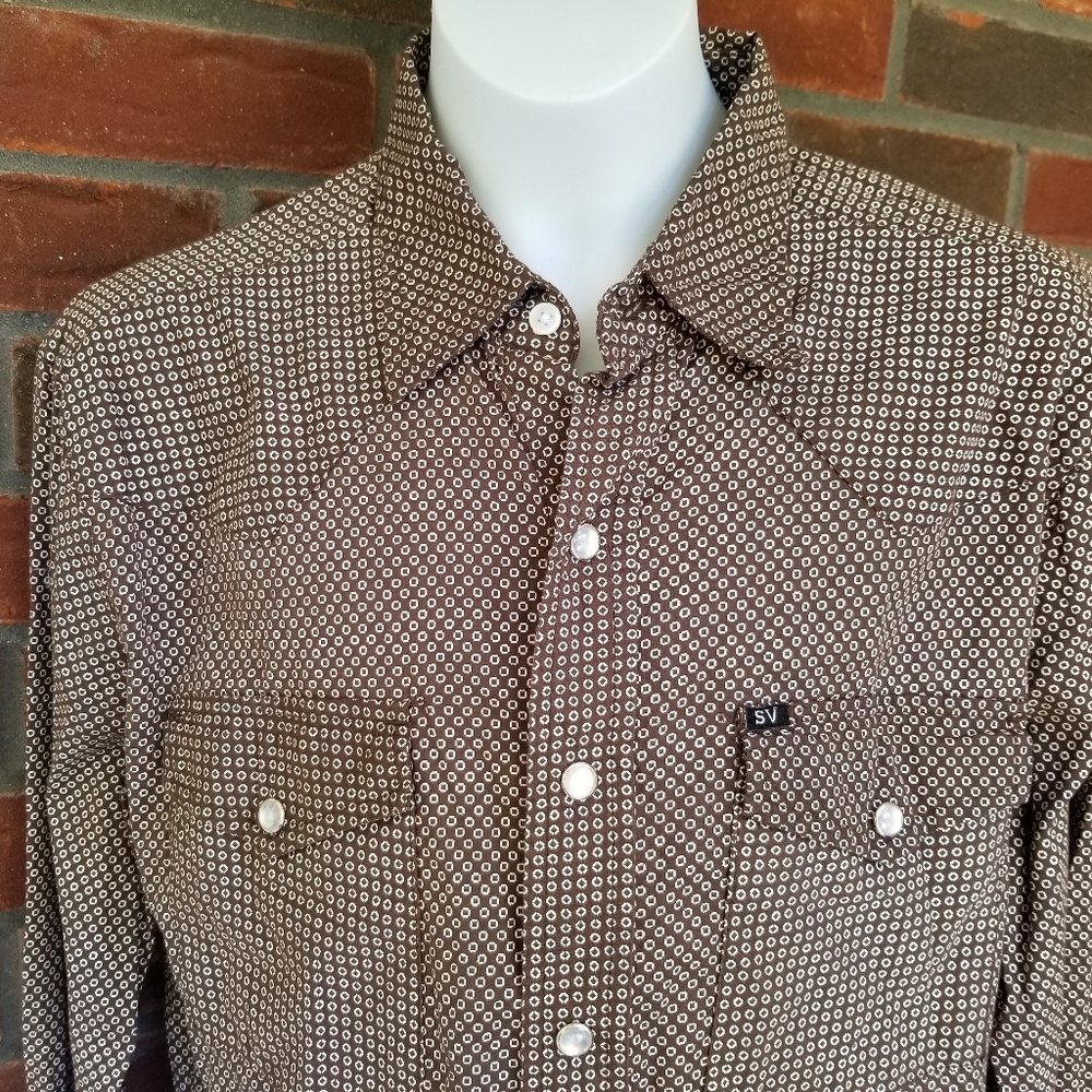 Salt Valley Men's Western Pearl Snap L/S Shirt